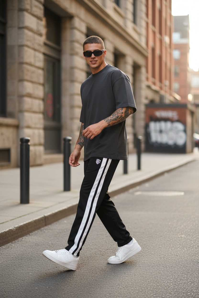 Black & white long shades