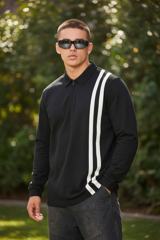 Black velocity polo