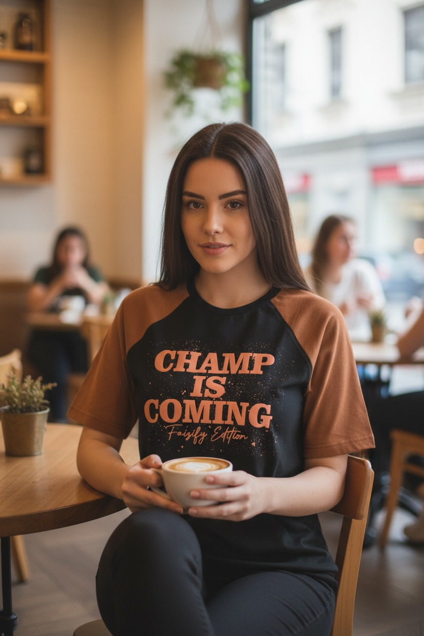 Champ Is Coming Oversized Tee