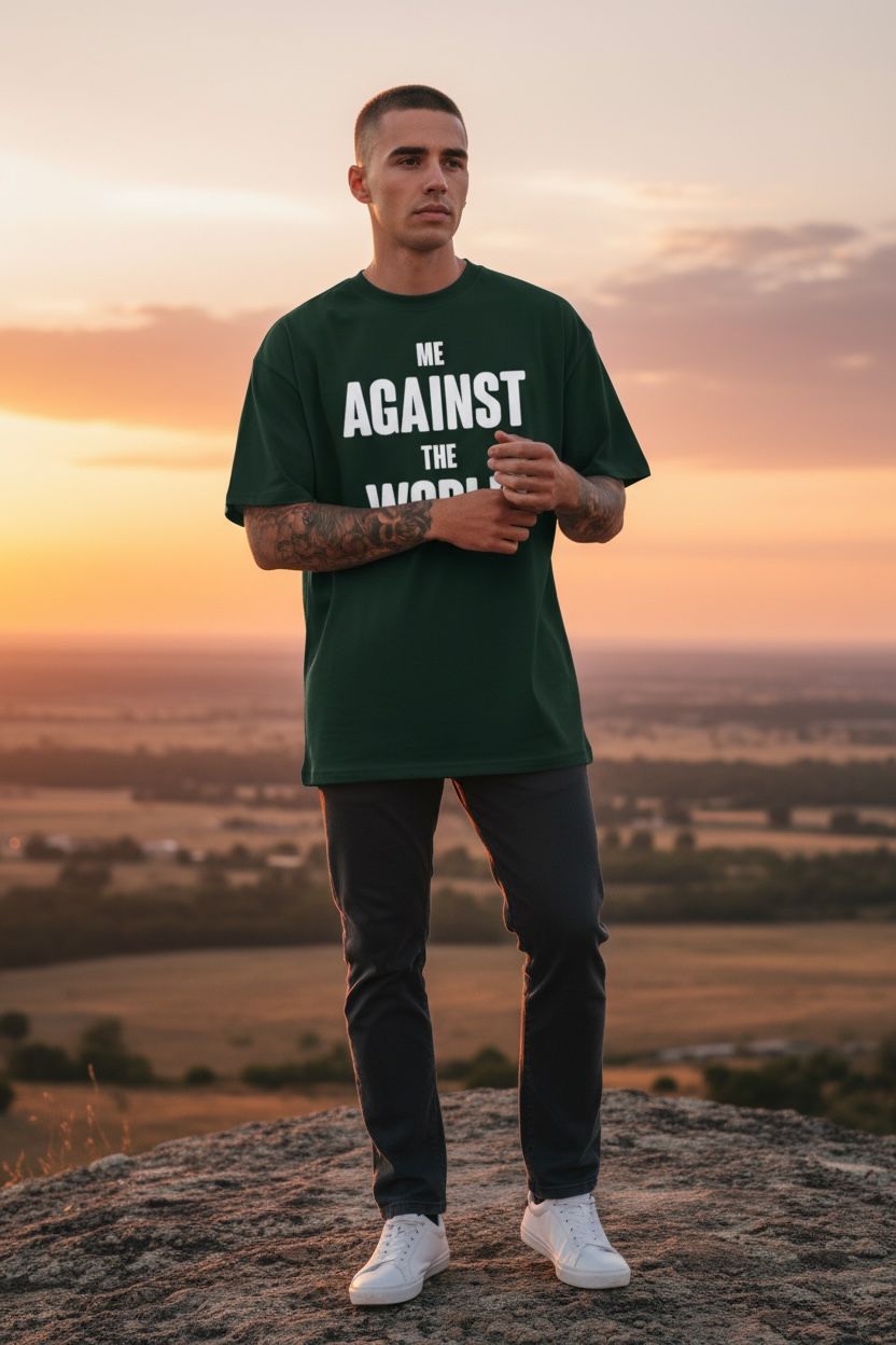 Me Against Oversized Tees