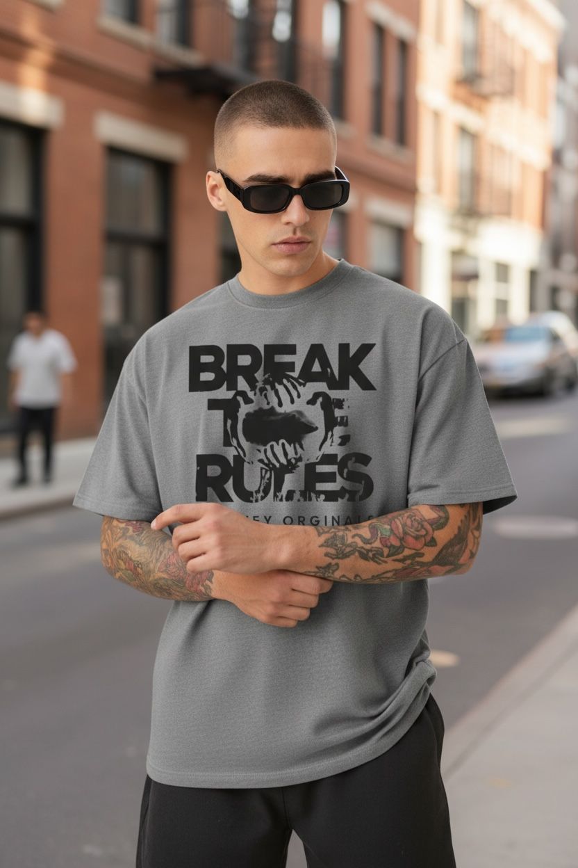 Break the Rule Oversized Tees