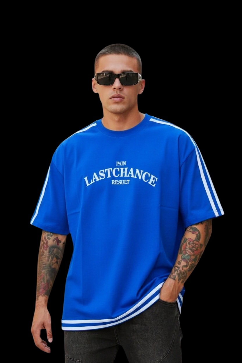 Last Chance Blue&white strips