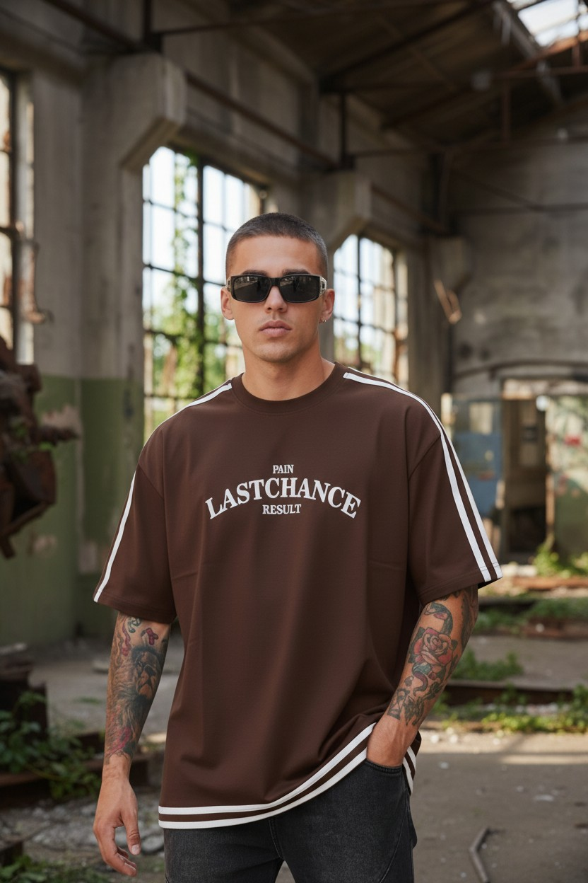 Brown & white strip Last chance