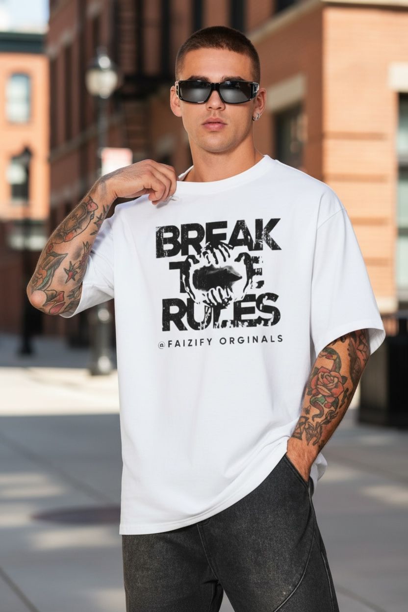 Break the Rule Oversized Tees