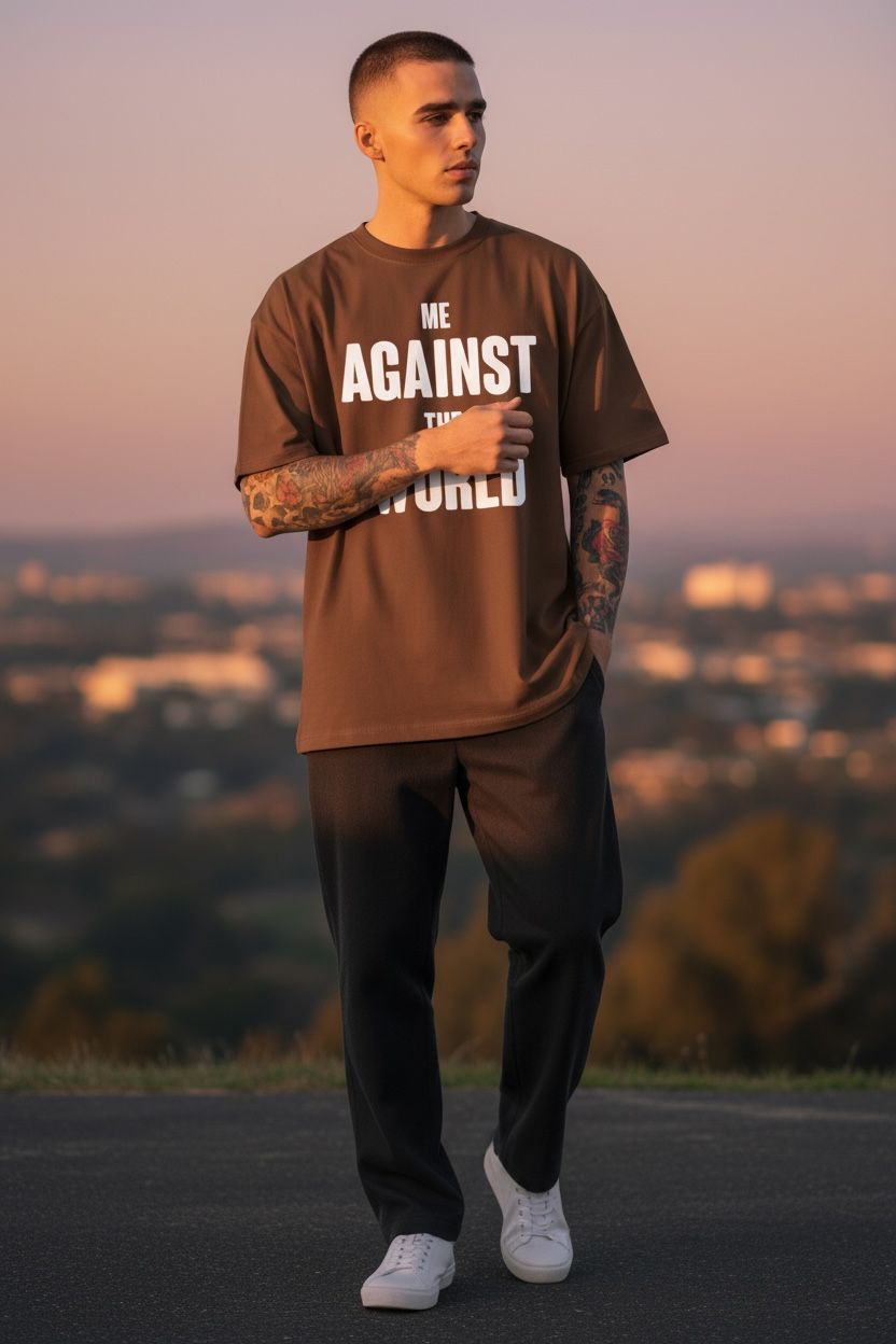 Me Against Oversized Tees
