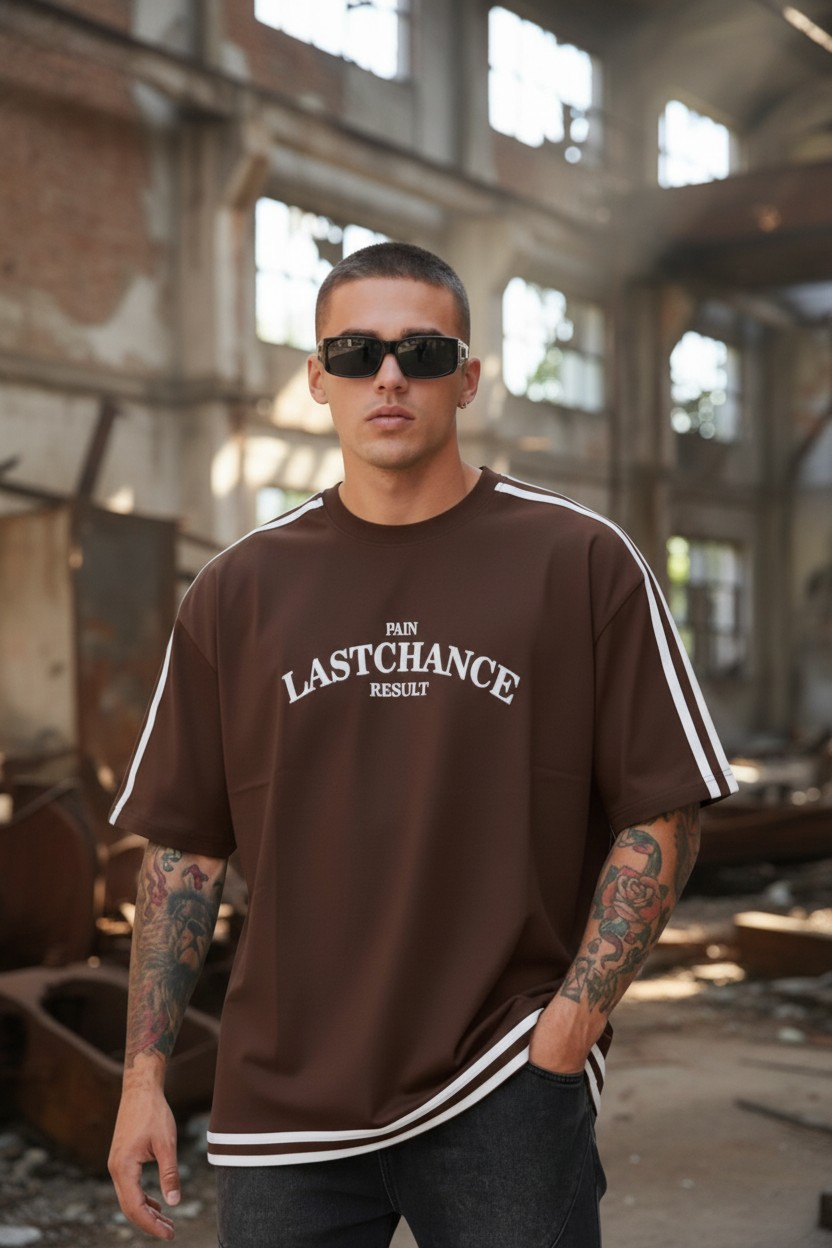 Brown & white strip Last chance