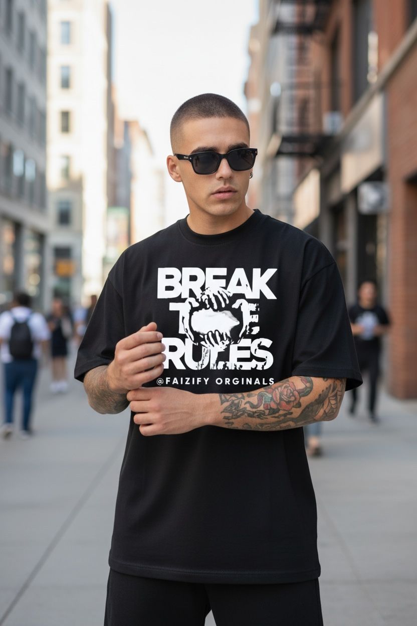 Break the Rule Oversized Tees