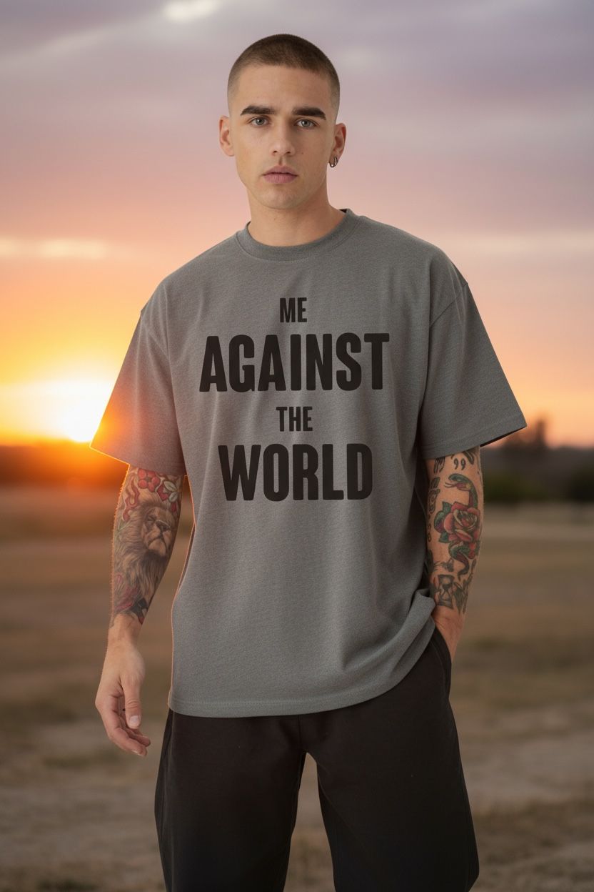 Me Against Oversized Tees